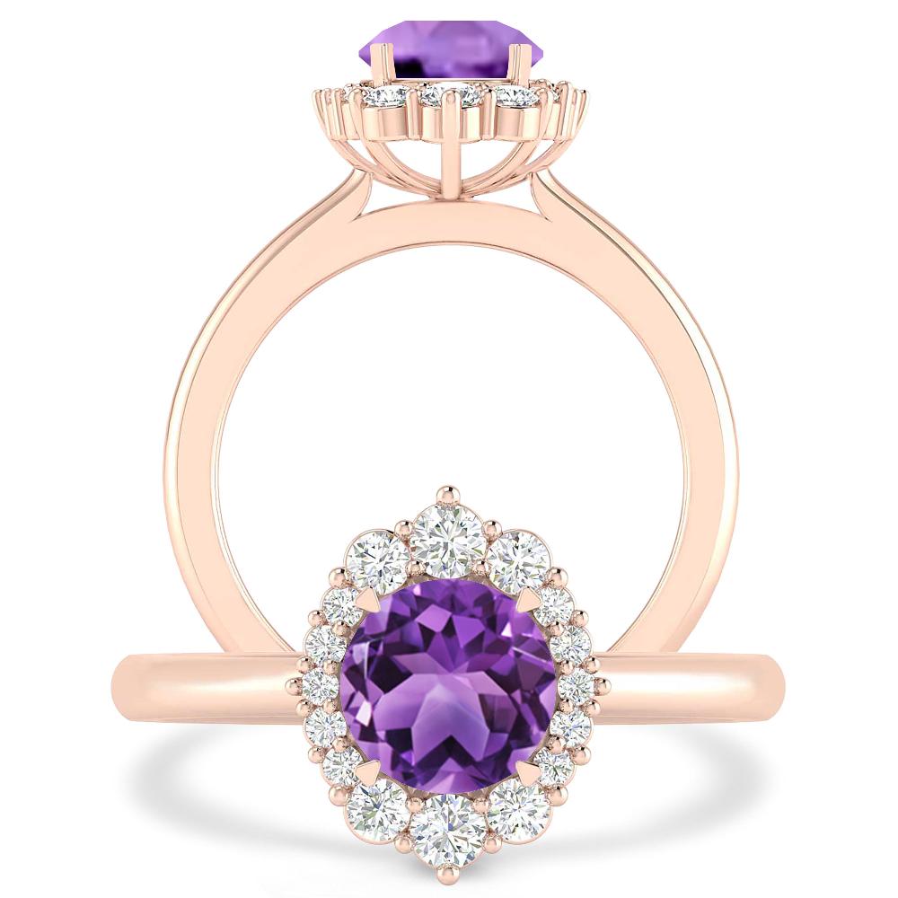 Rose Gold - Amethyst