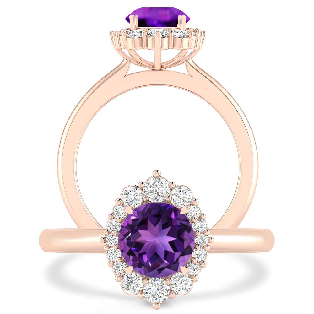 Rose Gold - Amethyst