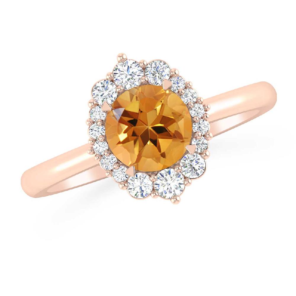 Rose Gold - Citrine