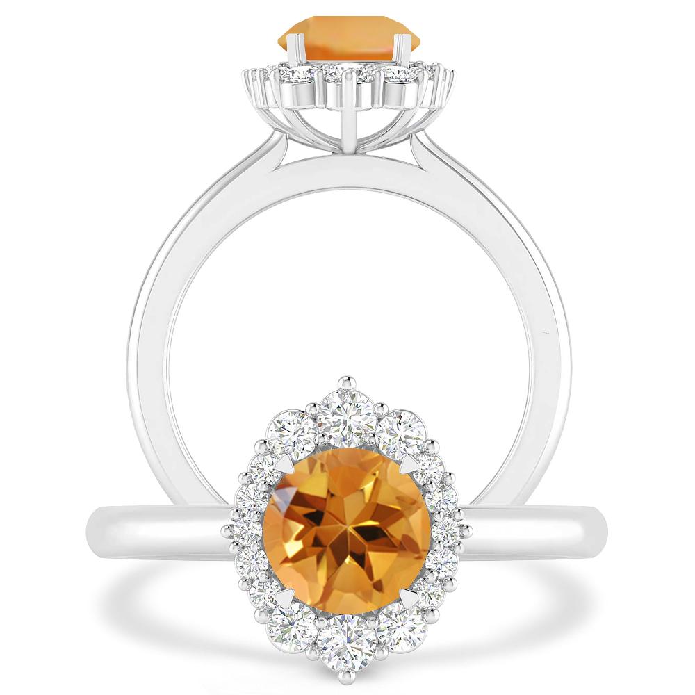 White Gold - Citrine