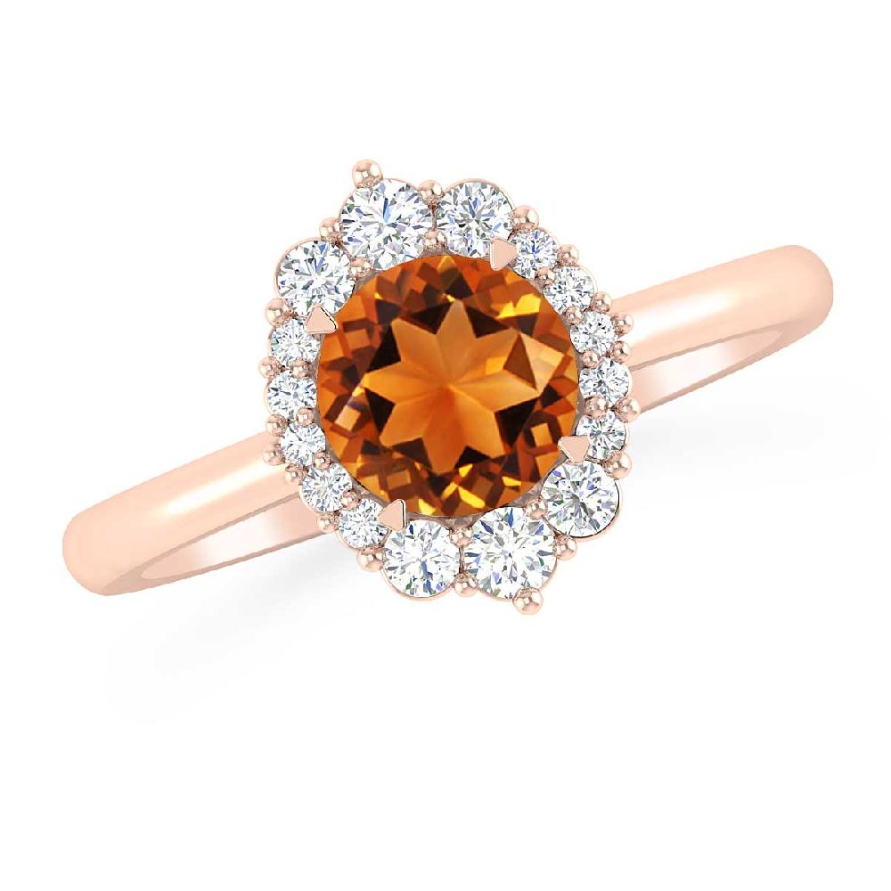 Rose Gold - Citrine