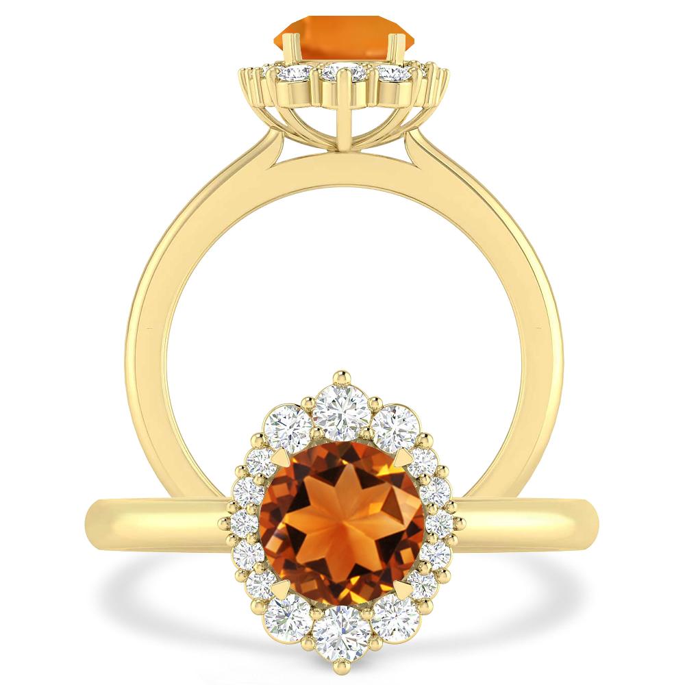 Yellow Gold - Citrine