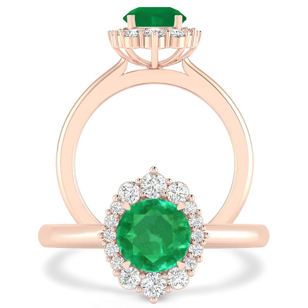 Rose Gold - Emerald