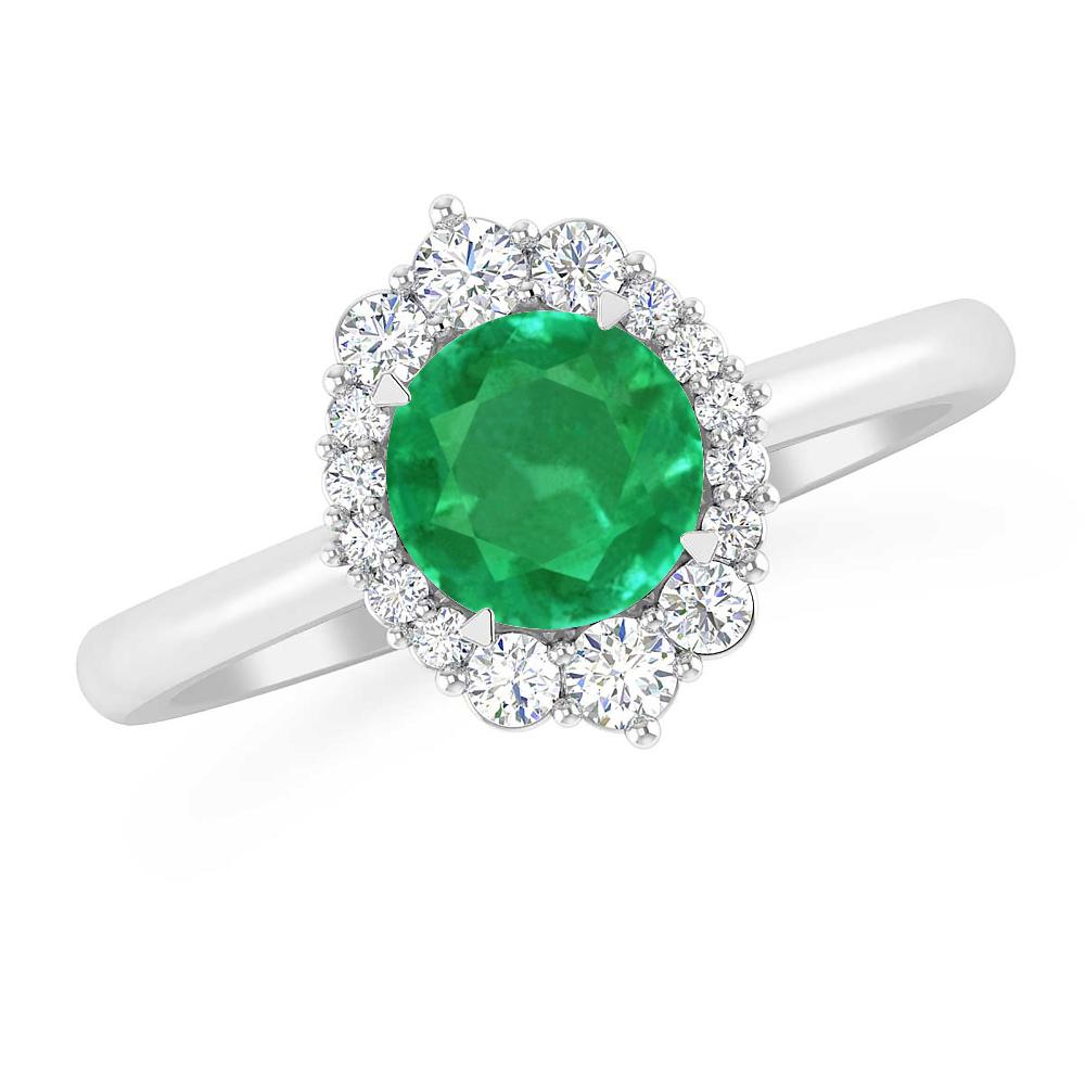 White Gold - Emerald