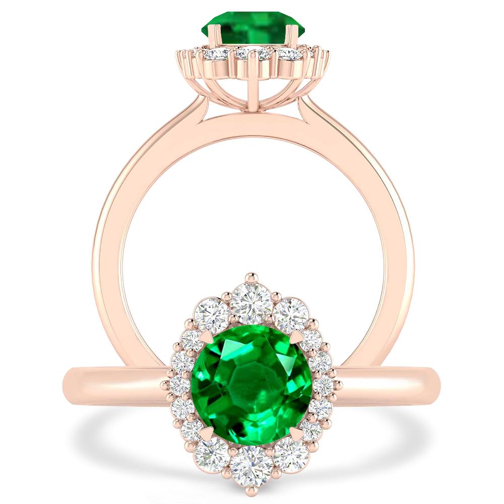 Rose Gold - Emerald