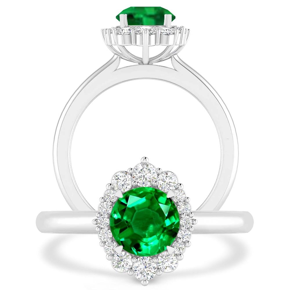 White Gold - Emerald