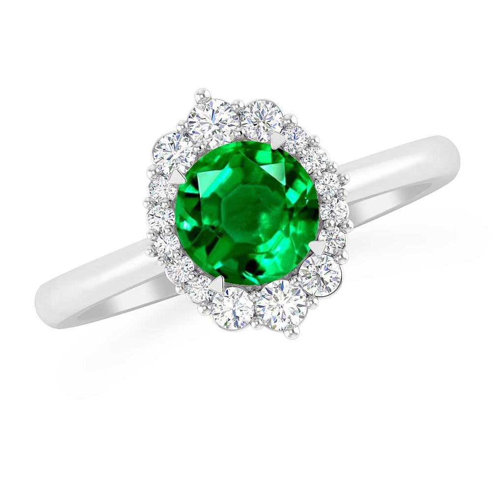 White Gold - Emerald