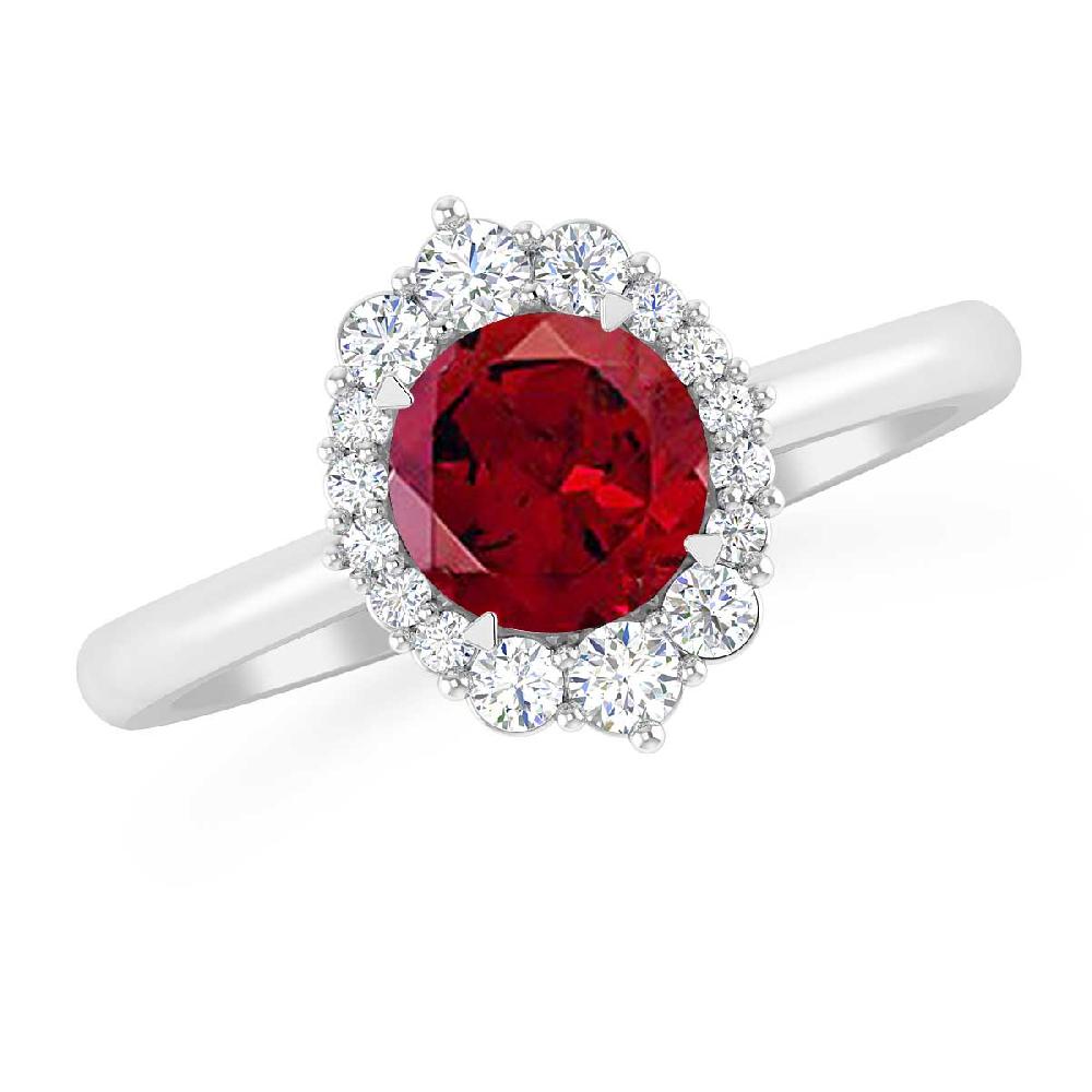 White Gold - Garnet