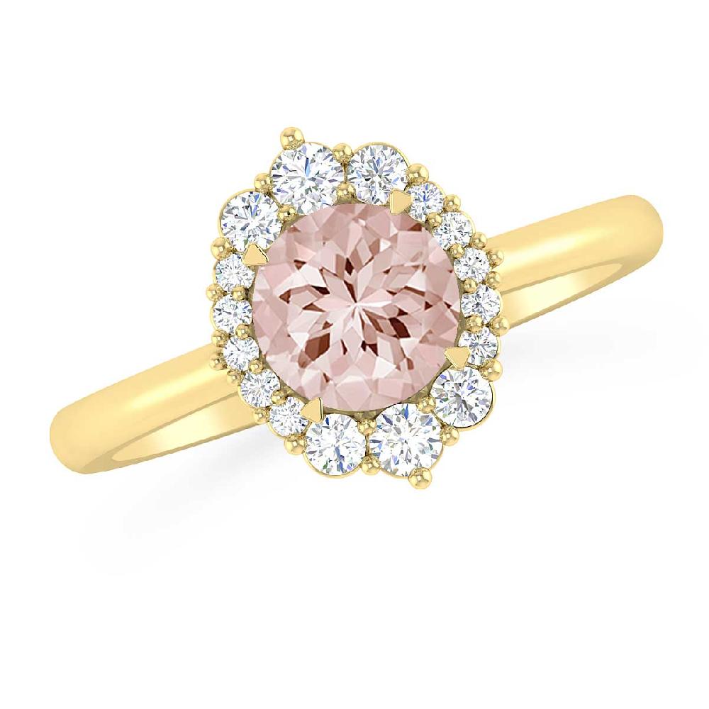 Yellow Gold - Morganite