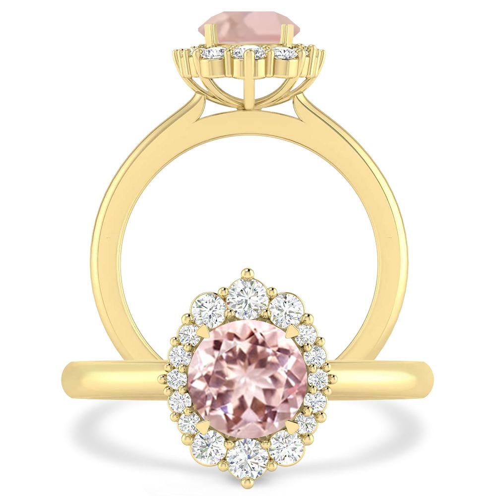 Yellow Gold - Morganite