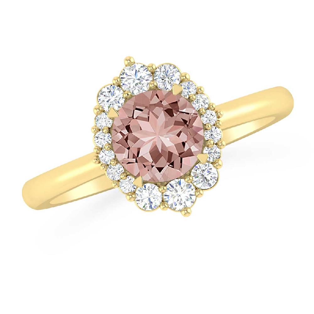 Yellow Gold - Morganite