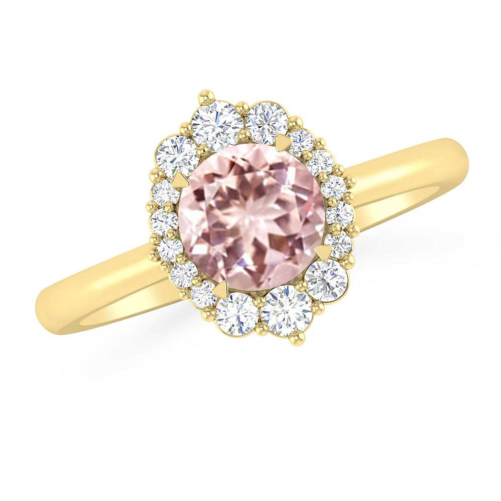 Yellow Gold - Morganite