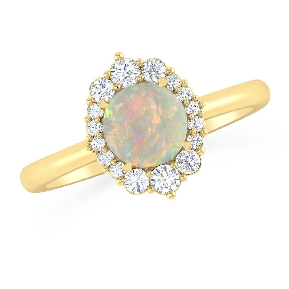 Yellow Gold - Opal