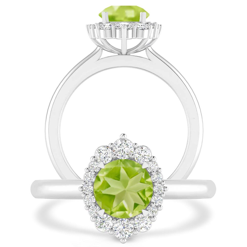 White Gold - Peridot