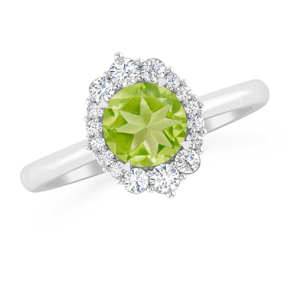 White Gold - Peridot