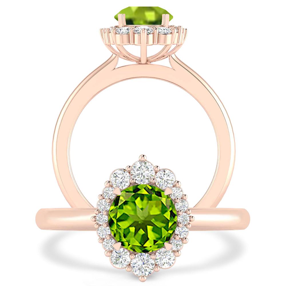 Rose Gold - Peridot