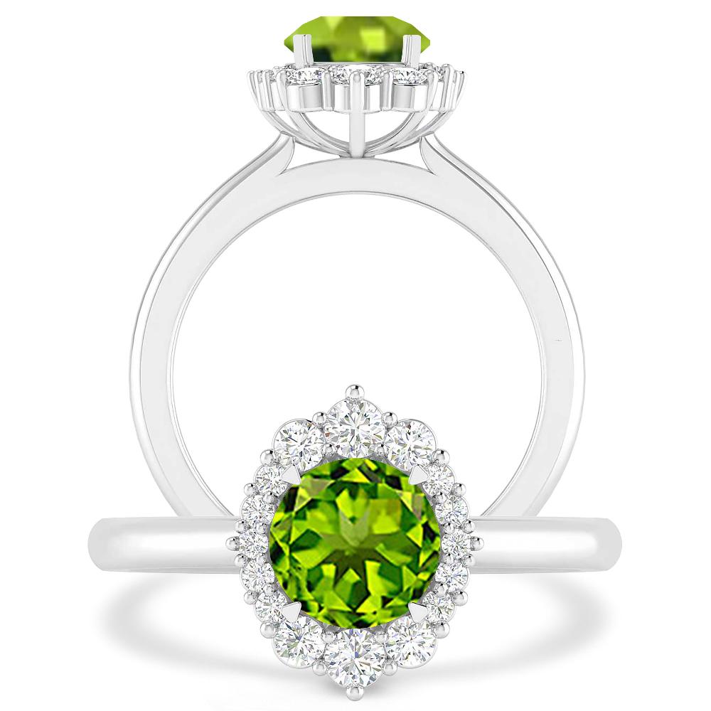 White Gold - Peridot