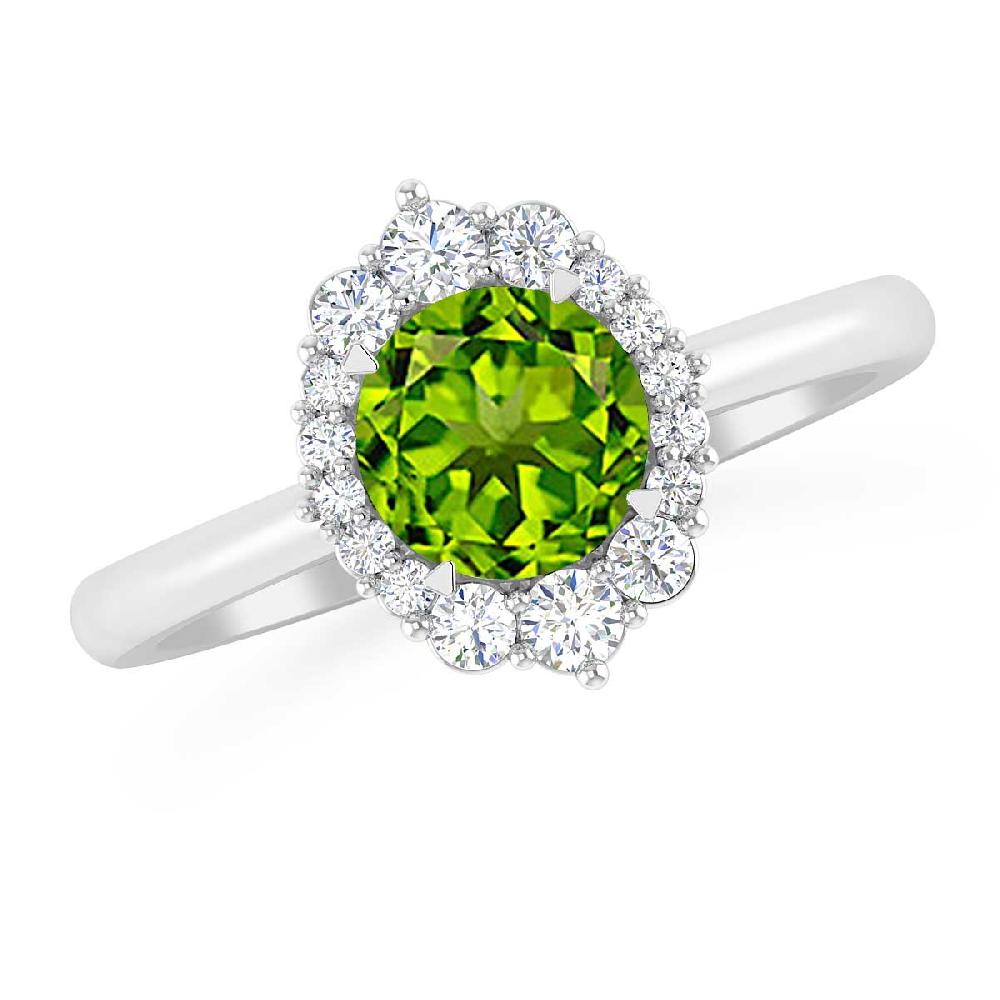 White Gold - Peridot