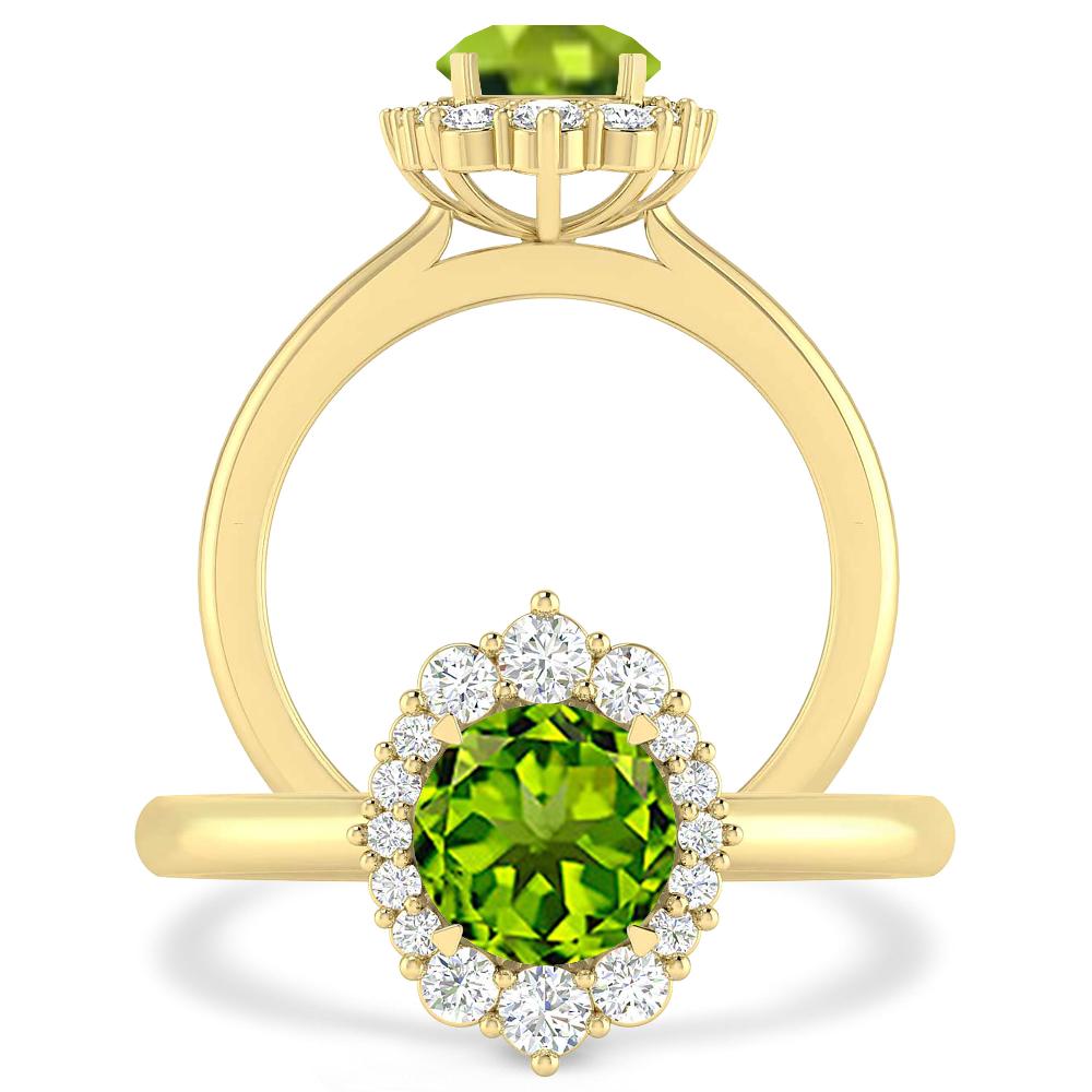 Yellow Gold - Peridot