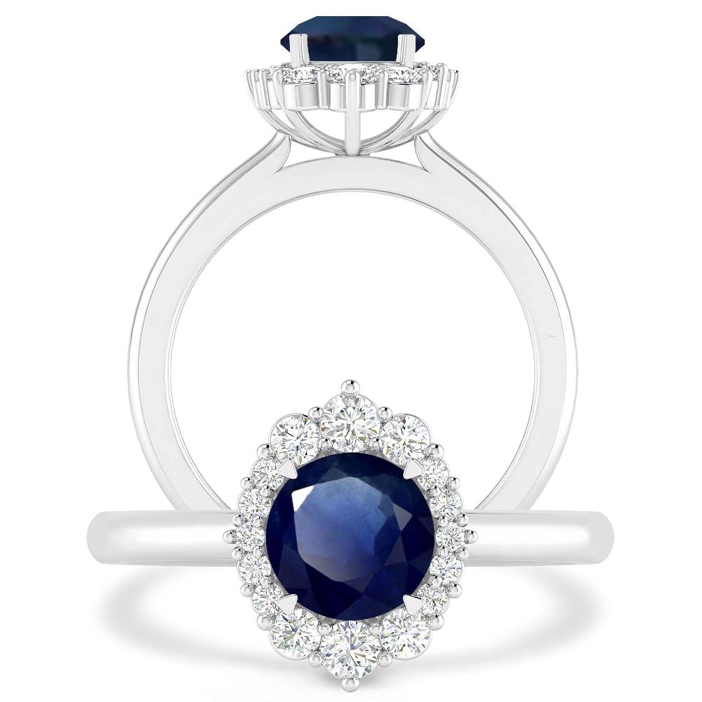 White Gold - Sapphire