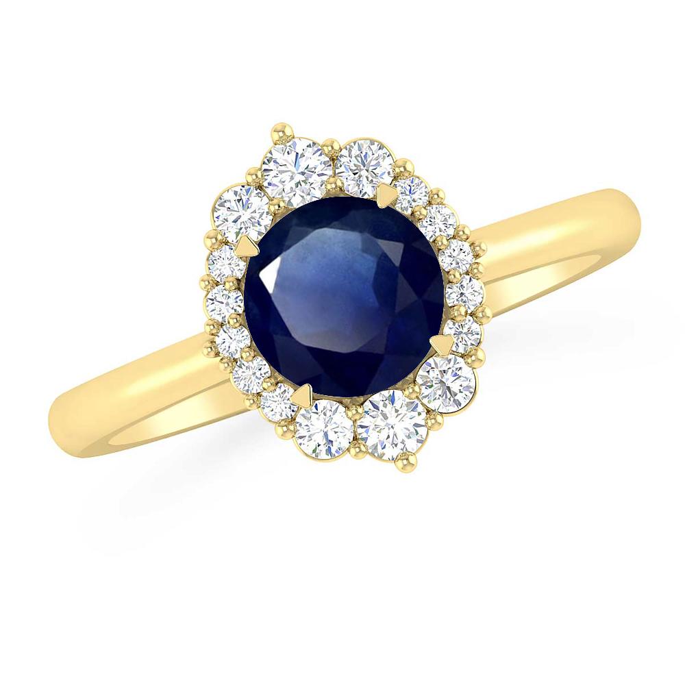 Yellow Gold - Sapphire