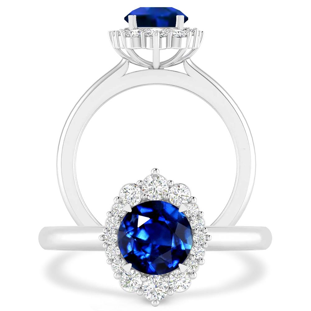 White Gold - Sapphire