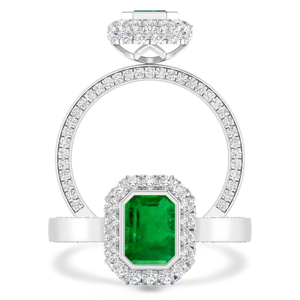 White Gold - Emerald