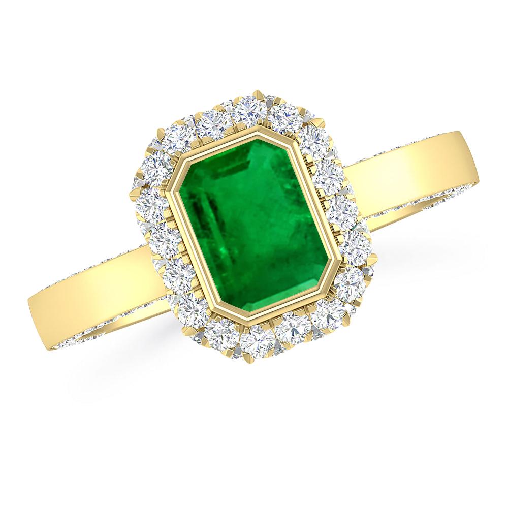 Yellow Gold - Emerald