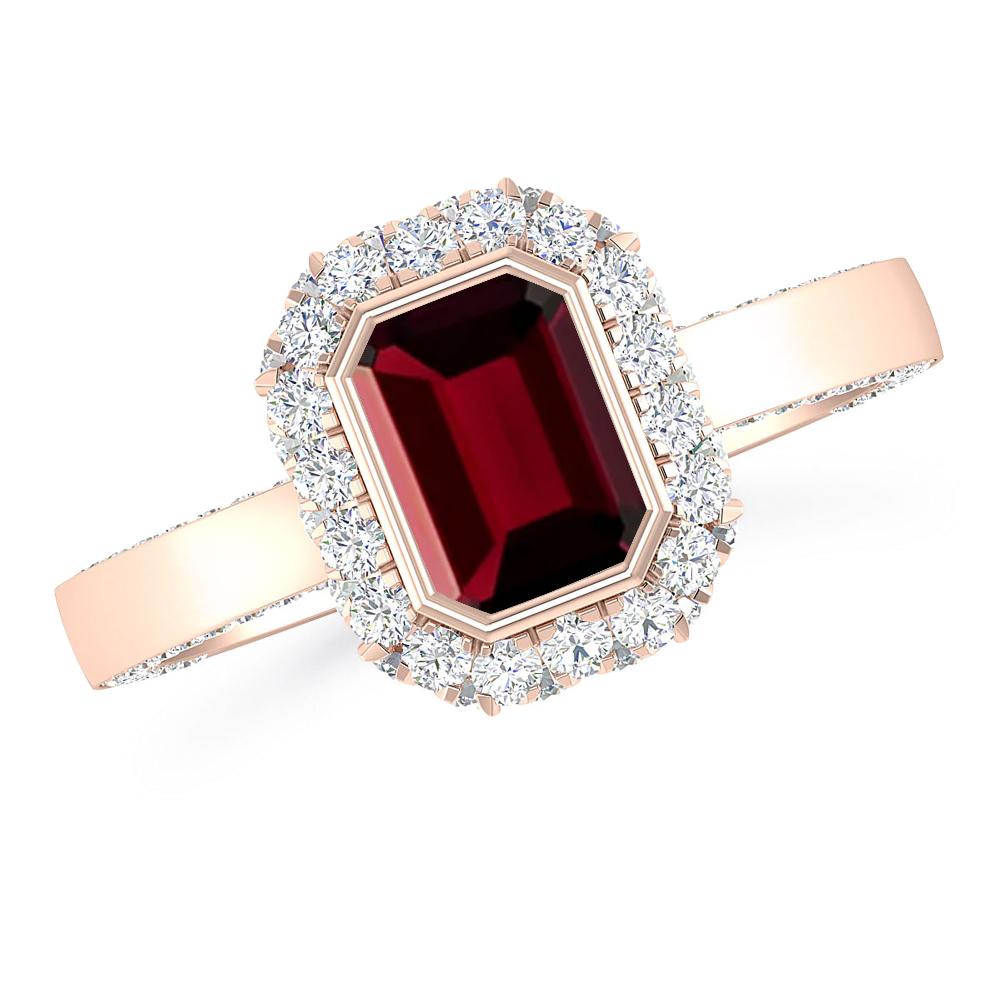 Rose Gold - Garnet