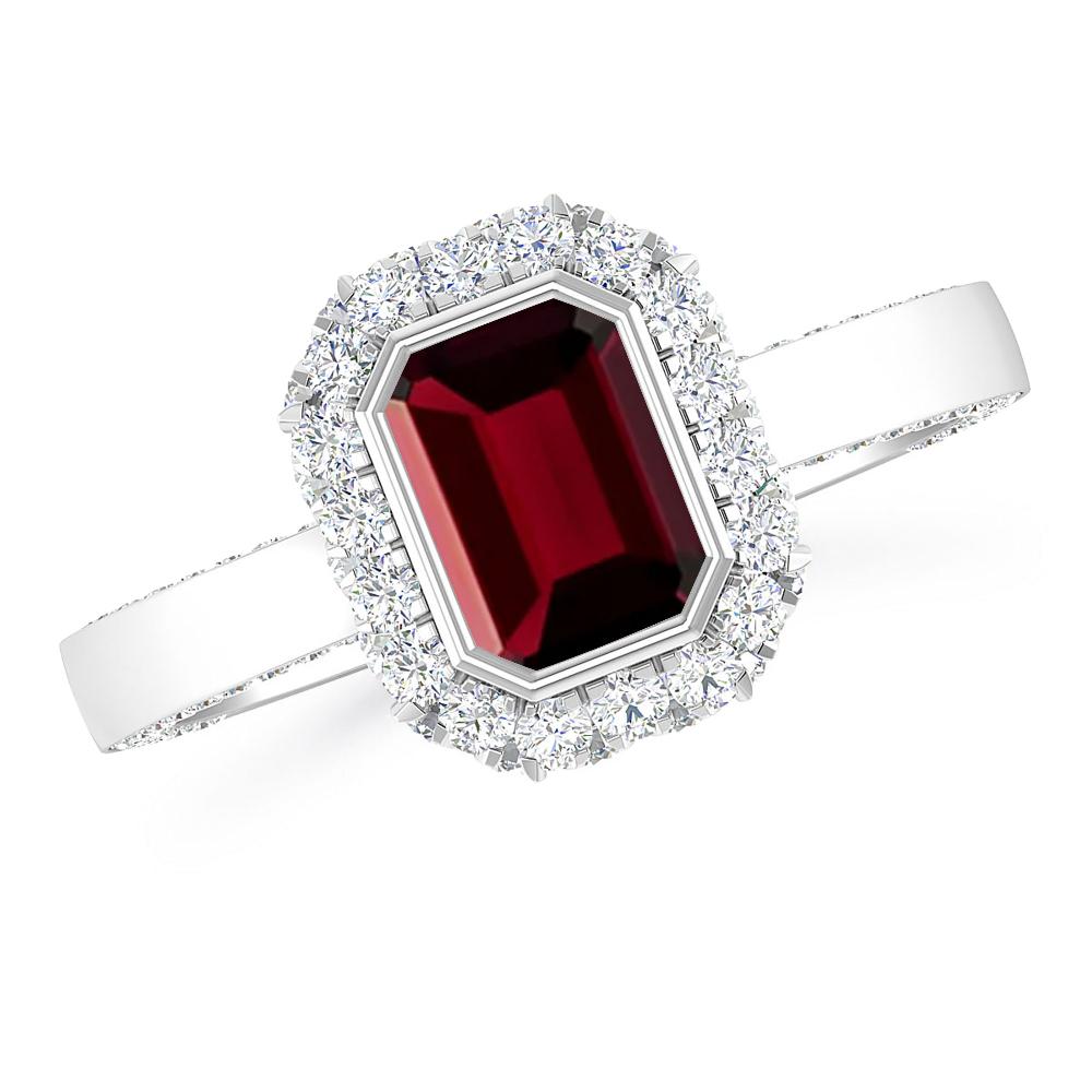 White Gold - Garnet