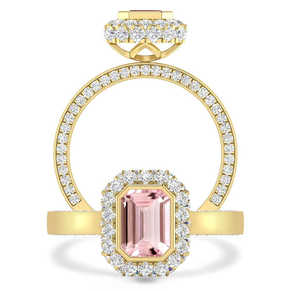 Yellow Gold - Morganite