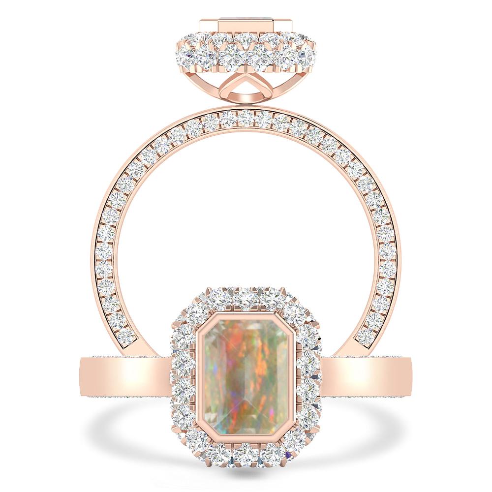 Rose Gold - Opal