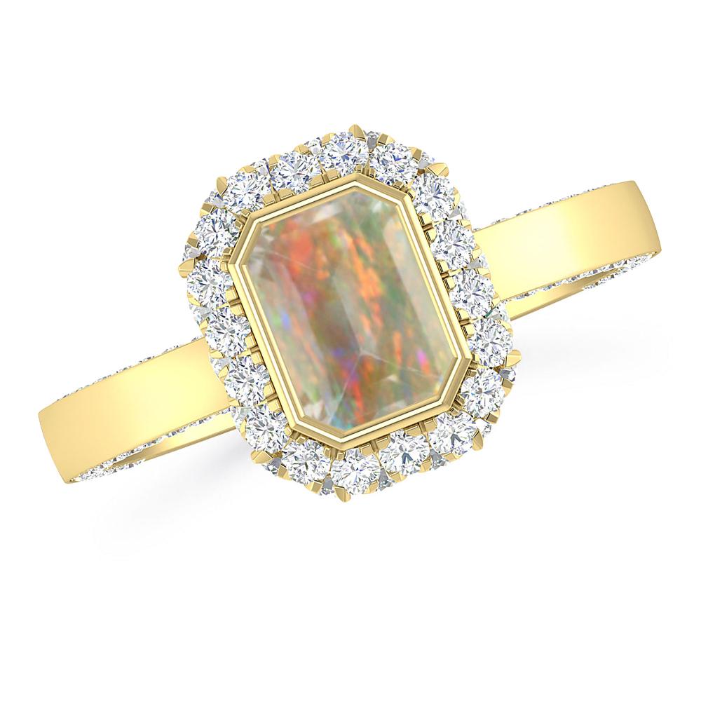 Yellow Gold - Opal