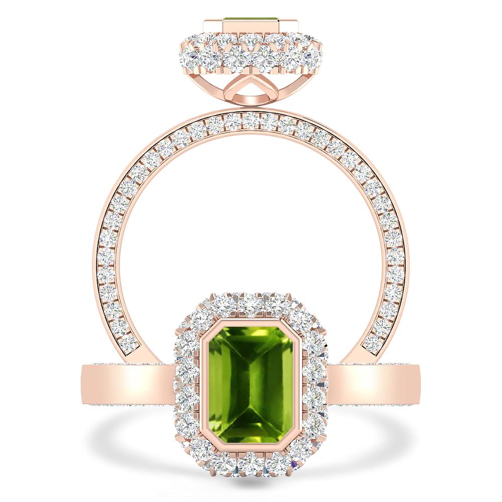 Rose Gold - Peridot