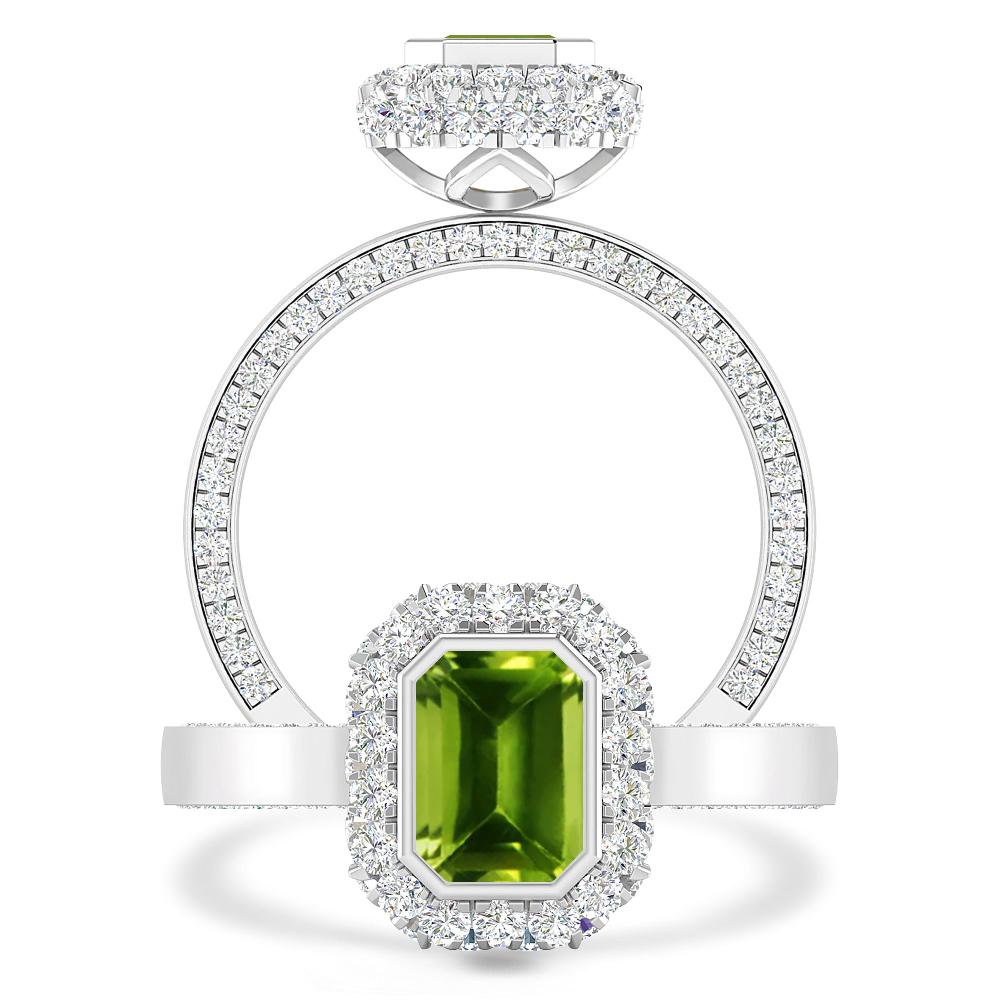 White Gold - Peridot