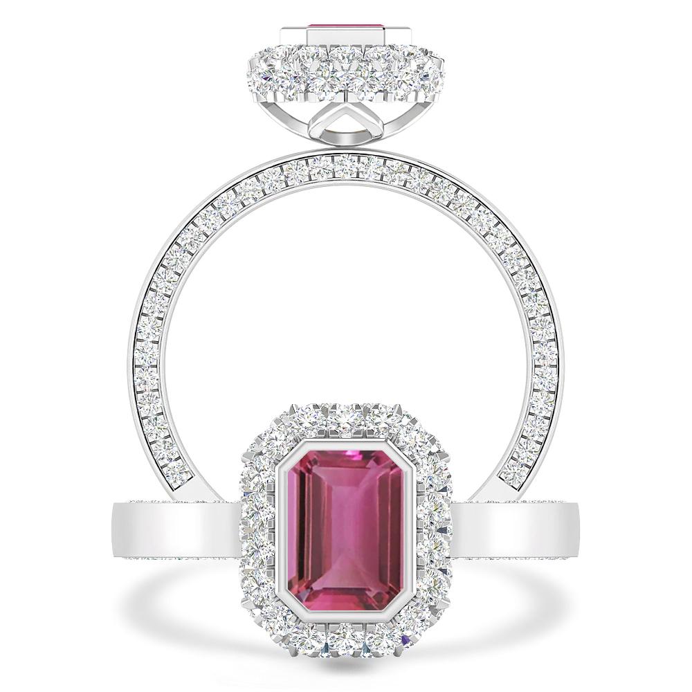 White Gold - Pink Tourmaline