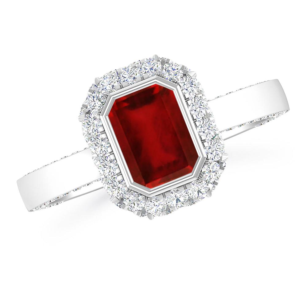 White Gold - Ruby