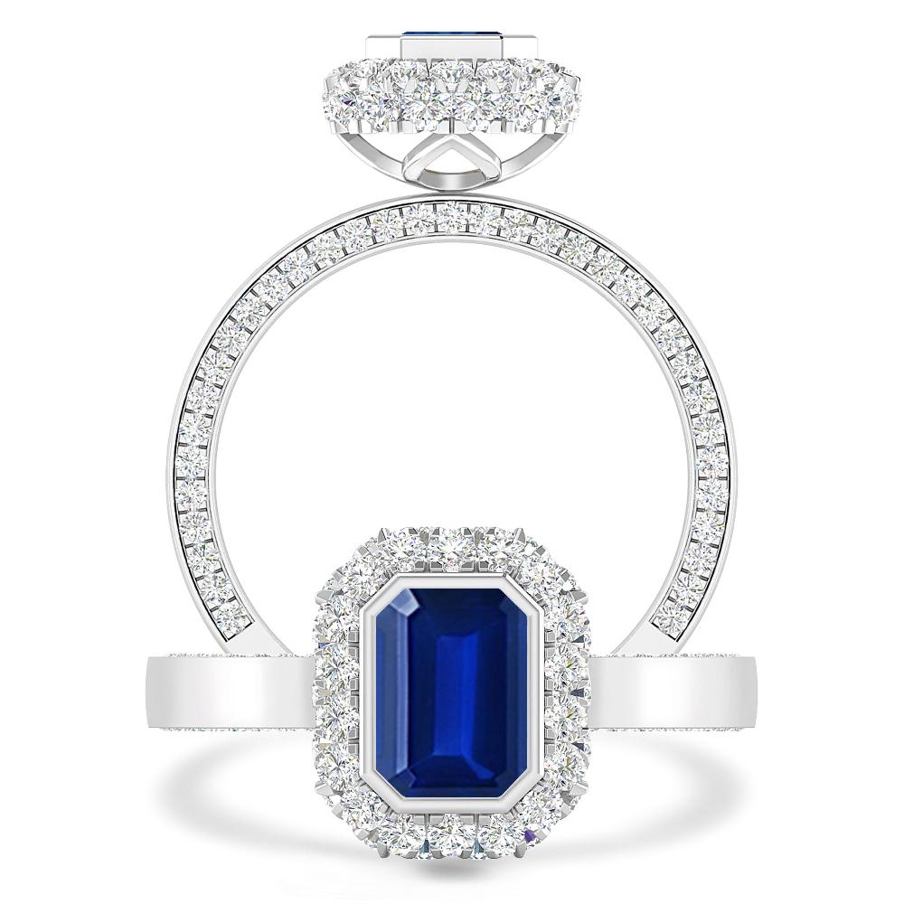 White Gold - Sapphire