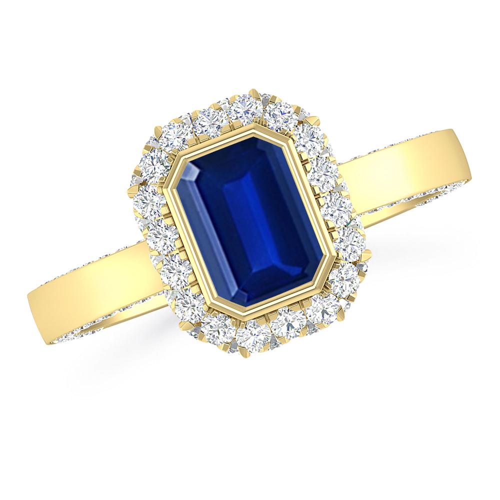 Yellow Gold - Sapphire