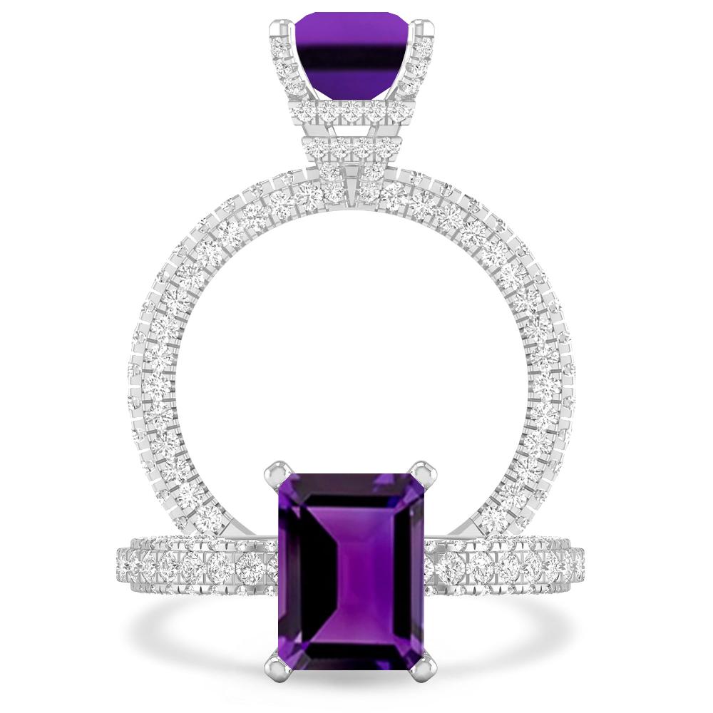 White Gold - Amethyst