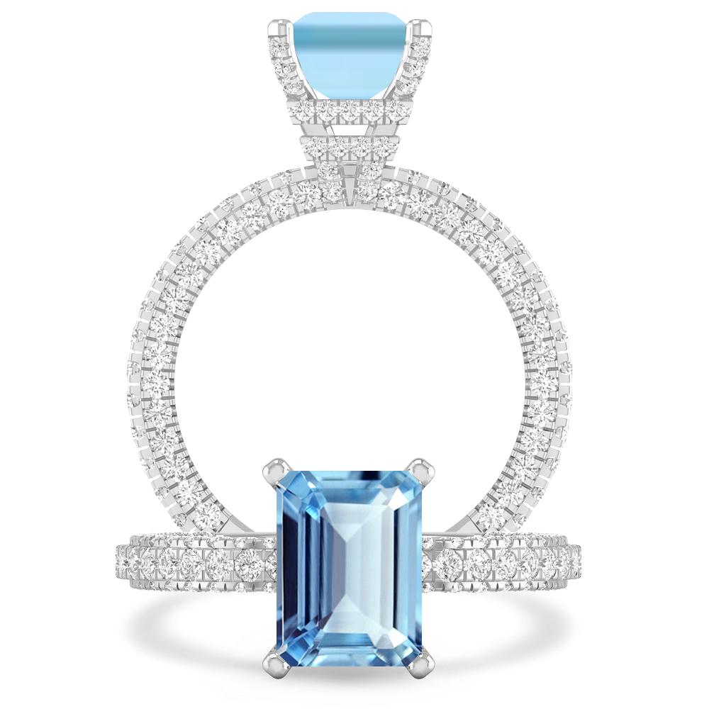 White Gold - Aquamarine