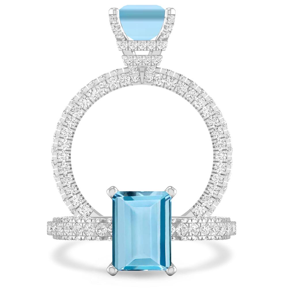 White Gold - Aquamarine