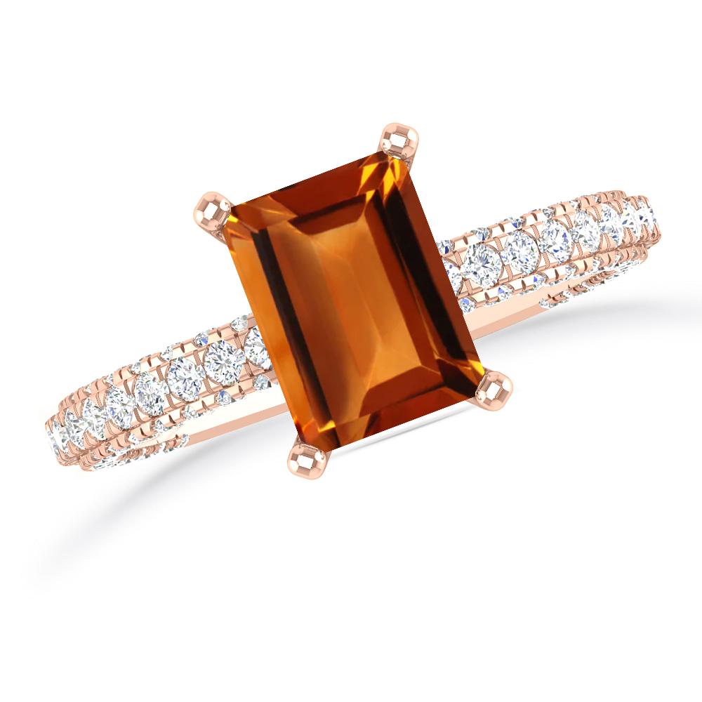 Rose Gold - Citrine