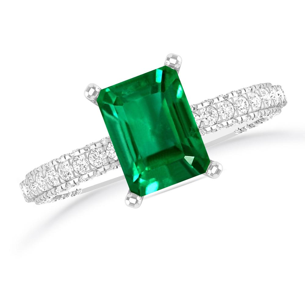 White Gold - Emerald