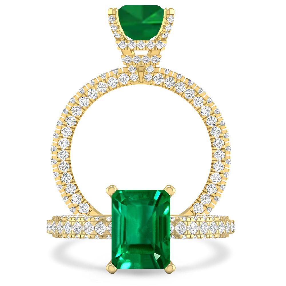 Yellow Gold - Emerald