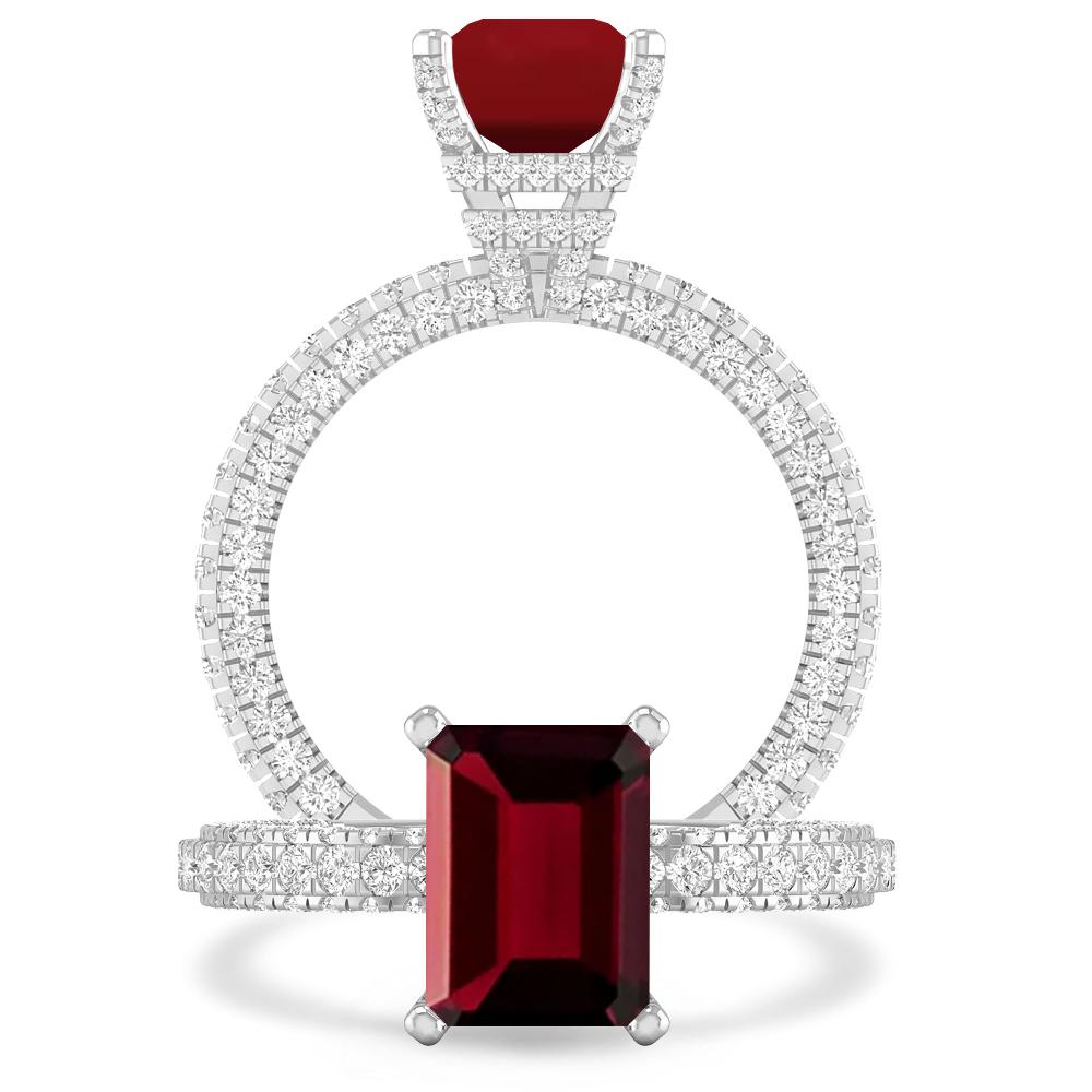 White Gold - Garnet