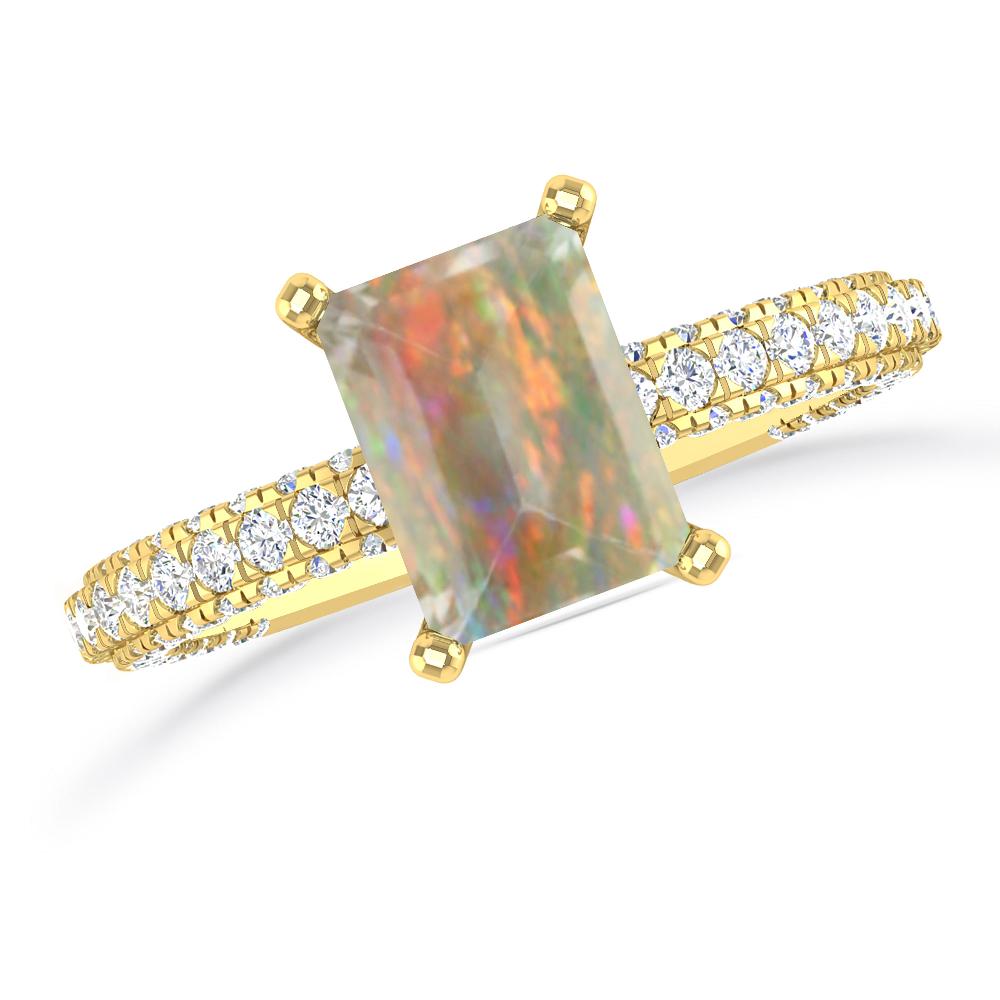 Yellow Gold - Opal