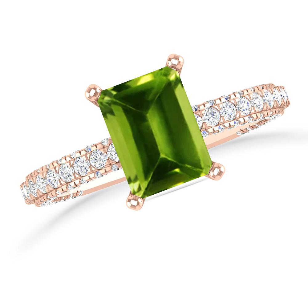 Rose Gold - Peridot