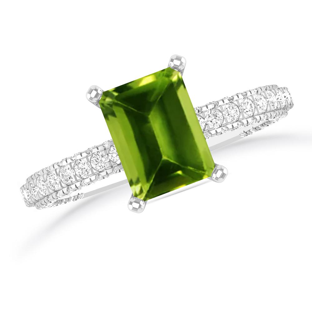 White Gold - Peridot