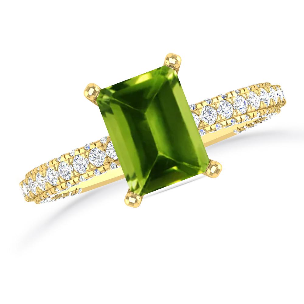 Yellow Gold - Peridot